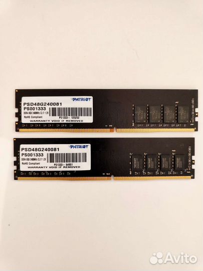 Оперативная память Patriot DDR4 8 гб 2400