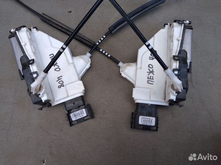 Замок двери задней для Peugeot 408 2012-2017