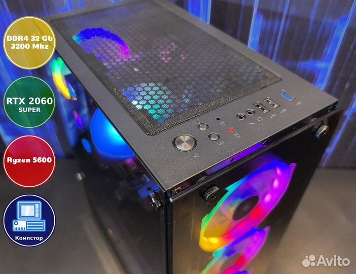 Сборка пк AMD5600-RTX2060SUP-32DDR4-FEA8406395-A520