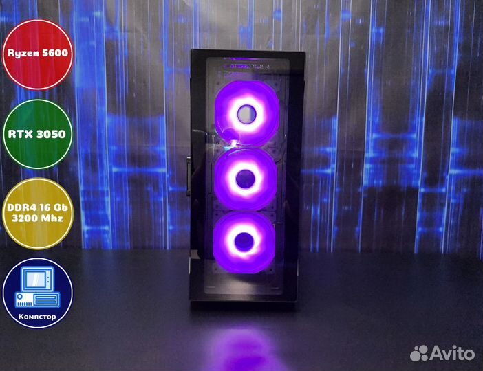 Сборки пк AMD5600-RTX3050-16DDR4-BPD4786132590-A520