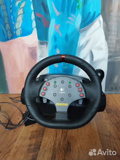 Игровой руль logitech momo racing