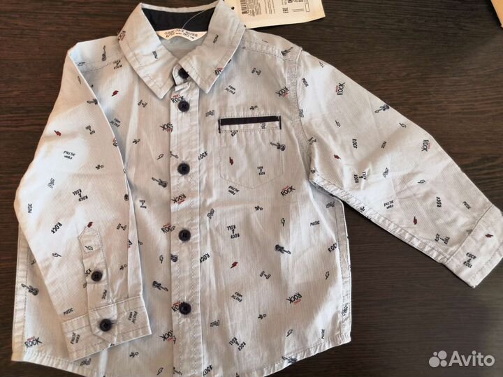 Рубашка на мальчика 80