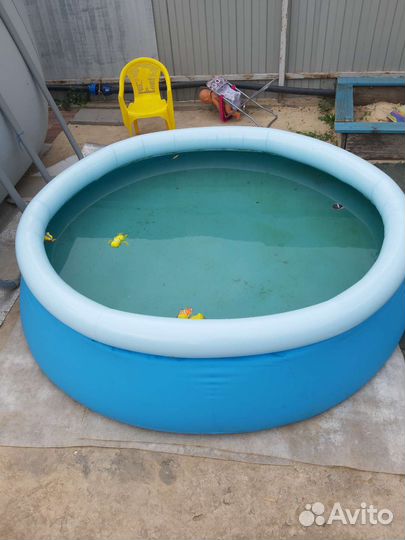 Детский надувной бассейн бу