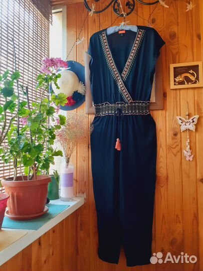 Шикарный комбинезон River Island (Индия) р.50 Бохо