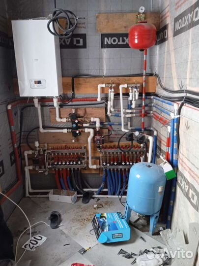 Отопление, водоснабжение, канализация,теплый пол