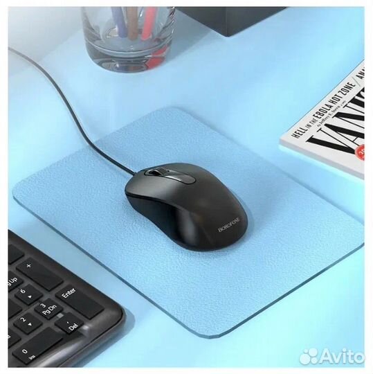 Мышь проводная borofone BG4 Business USB (черный)