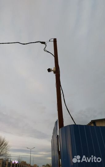 Видеонаблюдение с установкой