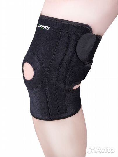 Суппорт колена Atemi, ANS011, открытый, неопрен