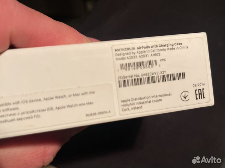 Airpods 2 оригинал