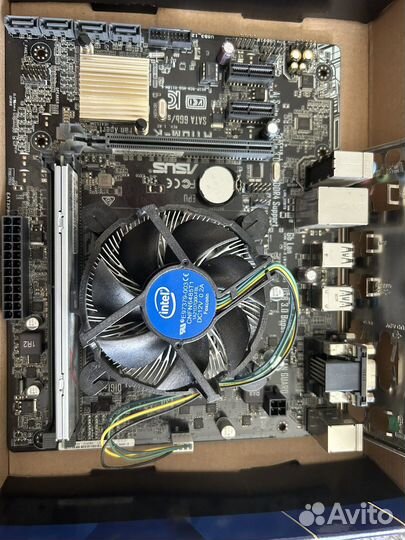 Материнская плата h 110m - k, intel 4560, 8gb ram
