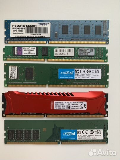 Оперативная память DDR3, DDR4