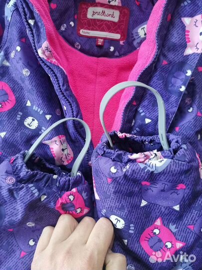 Зимний комбинезон для девочки Premont 86