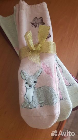 Детские махровые носки H&M 3 пары размер 25/27
