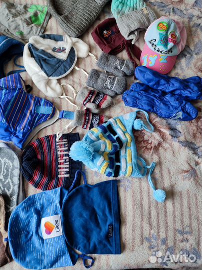 Детские шапки пакетом