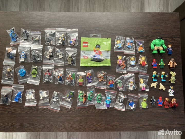 Мифигурки Lego разных серий