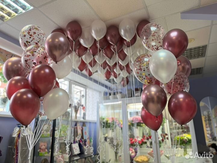 Оформление праздников, мероприятий (цветы, шарики)