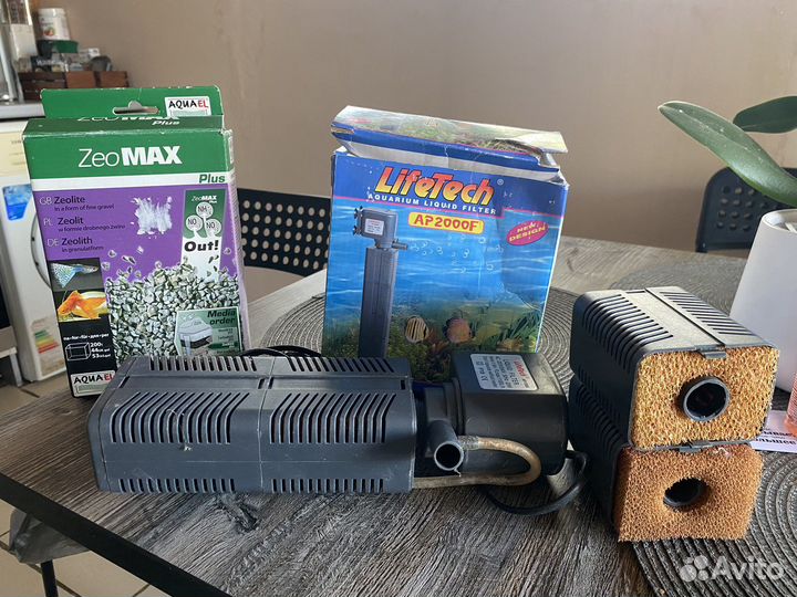 Фильтр для аквариума и грунт
