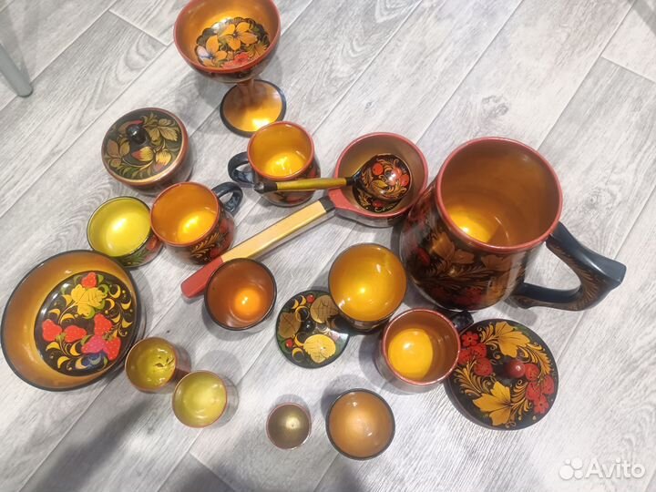 Посуда хохлома СССР
