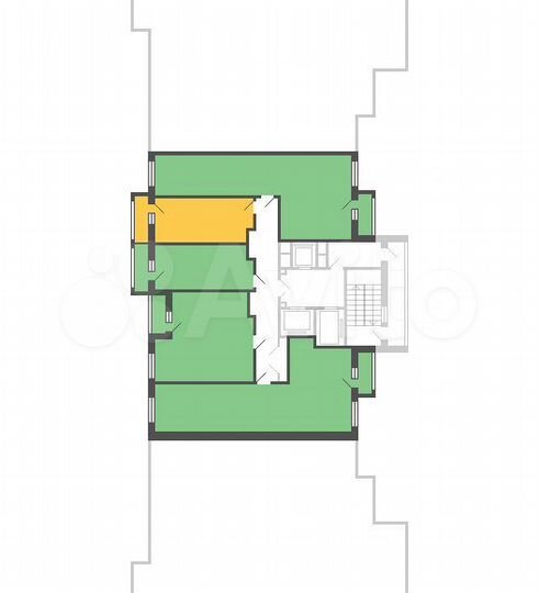 Квартира-студия, 21 м², 20/25 эт.