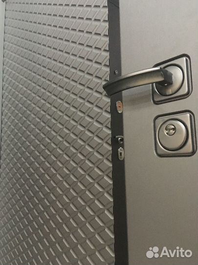 Дверь входная с зеркалом 