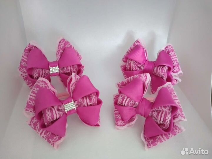 Бантики для волос ручной работы