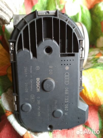 Дроссельная заслонка bosch 0 280 750 009