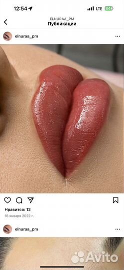 Перманентный макияж губ и бровей