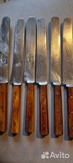 Столовые ножи дореволюционные Кондратовъ,19 век