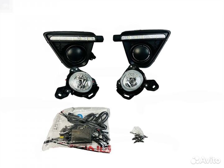 Противотуманные фары Mazda CX-5 с ход. огнями Y449
