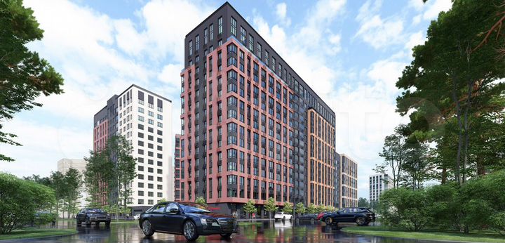 Квартира-студия, 30 м², 14/15 эт.