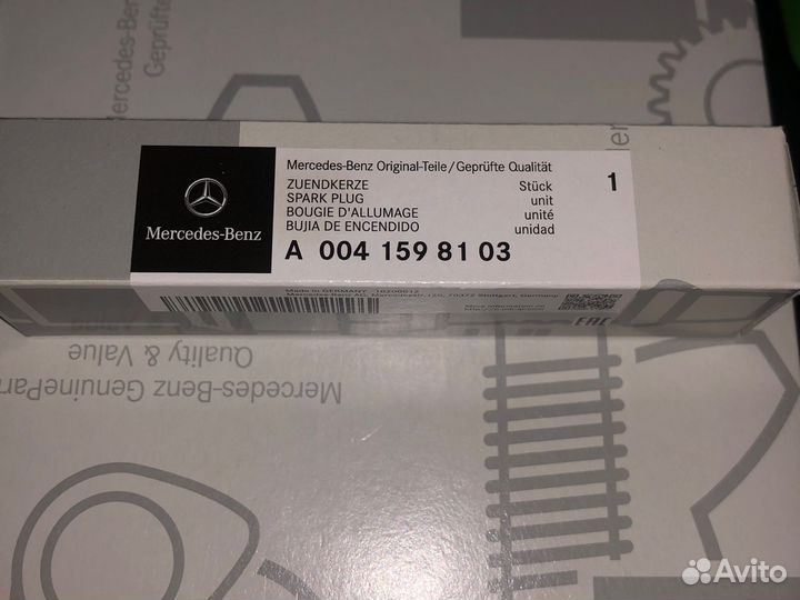 Свеча зажигания М276,278 (A0041598103)