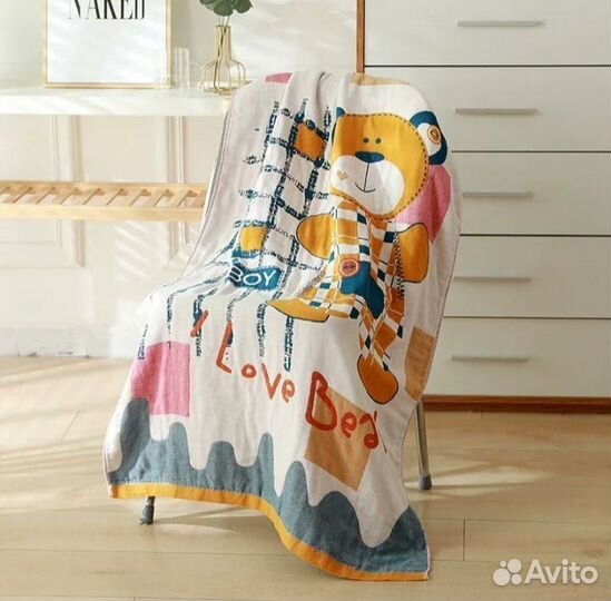 Полотенце детское, плед детский