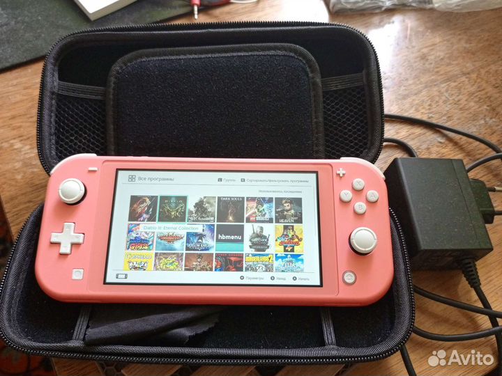 Nintendo Switch lite + 128gb прошитая