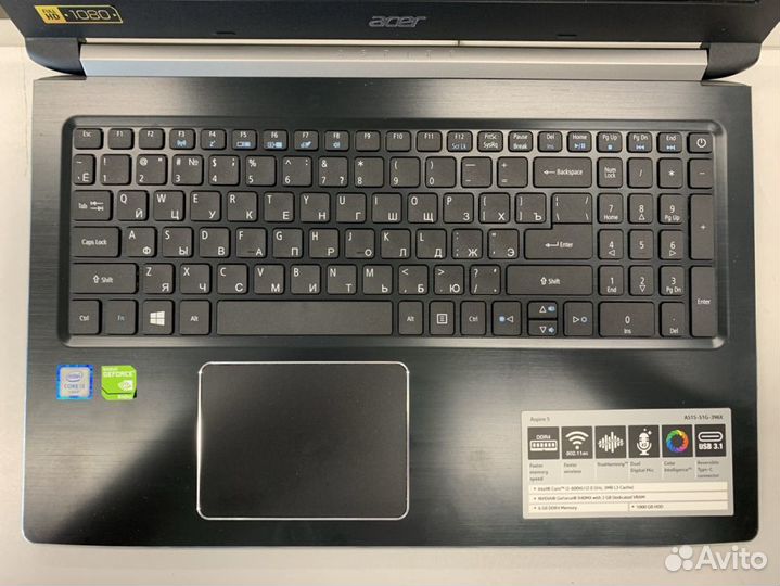 Ноутбук Acer Aspire A515-51G-396X