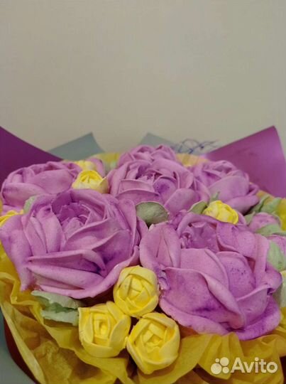 Съедобный зефирный букет на день рождения