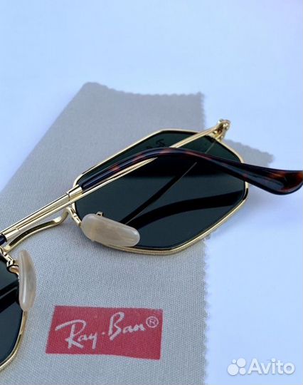 Очки ray ban octagonal зеленые