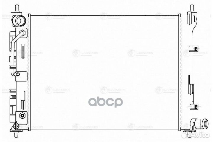 Радиатор охл. для а/м Hyundai Solaris II/Kia Ri