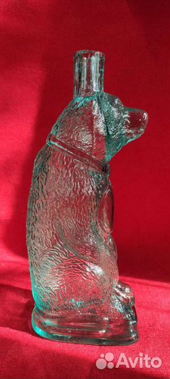 Бутылка Медведь оригинал завод Мальцева19 век