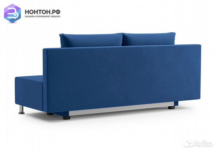 Диван еврокнижка Канна синий