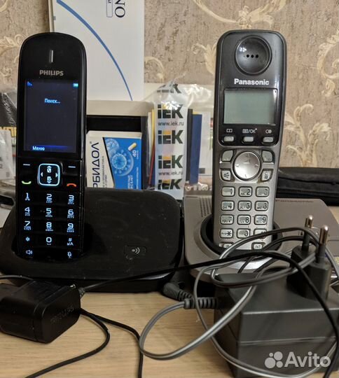 Dect телефоны Philips, Panasonic
