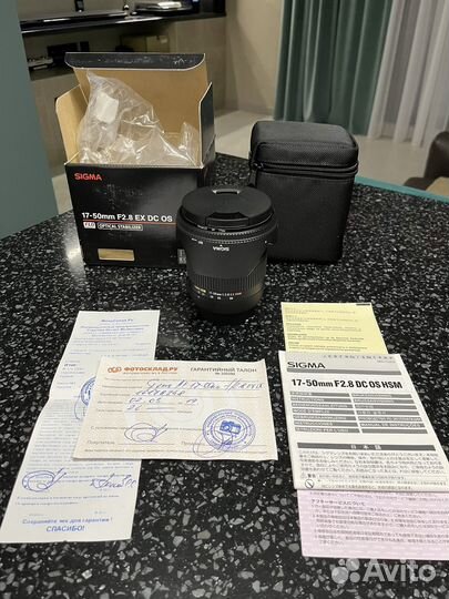 Объктив Sigma 17-50mm f2.8 EX DC OS for Nikon F
