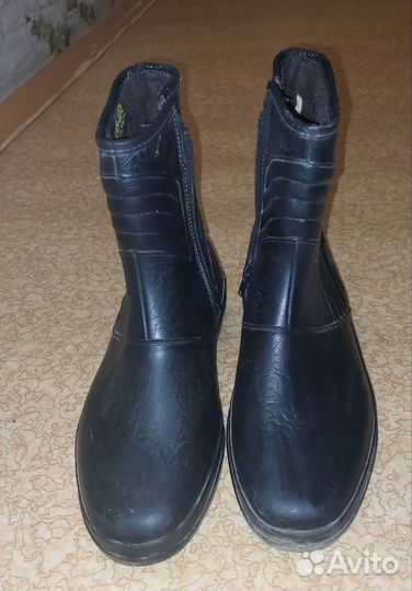 Сапоги мужские резиновые утепленные