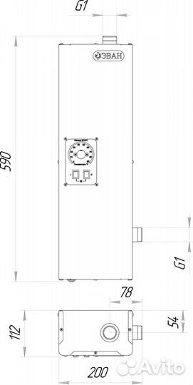 Электрокотел эван warmos start - 3