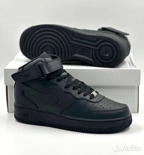 Nike Air Force 1 High черные