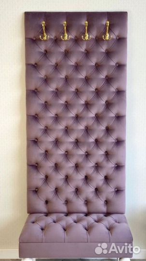 Вешалка настенная в прихожую мягкая