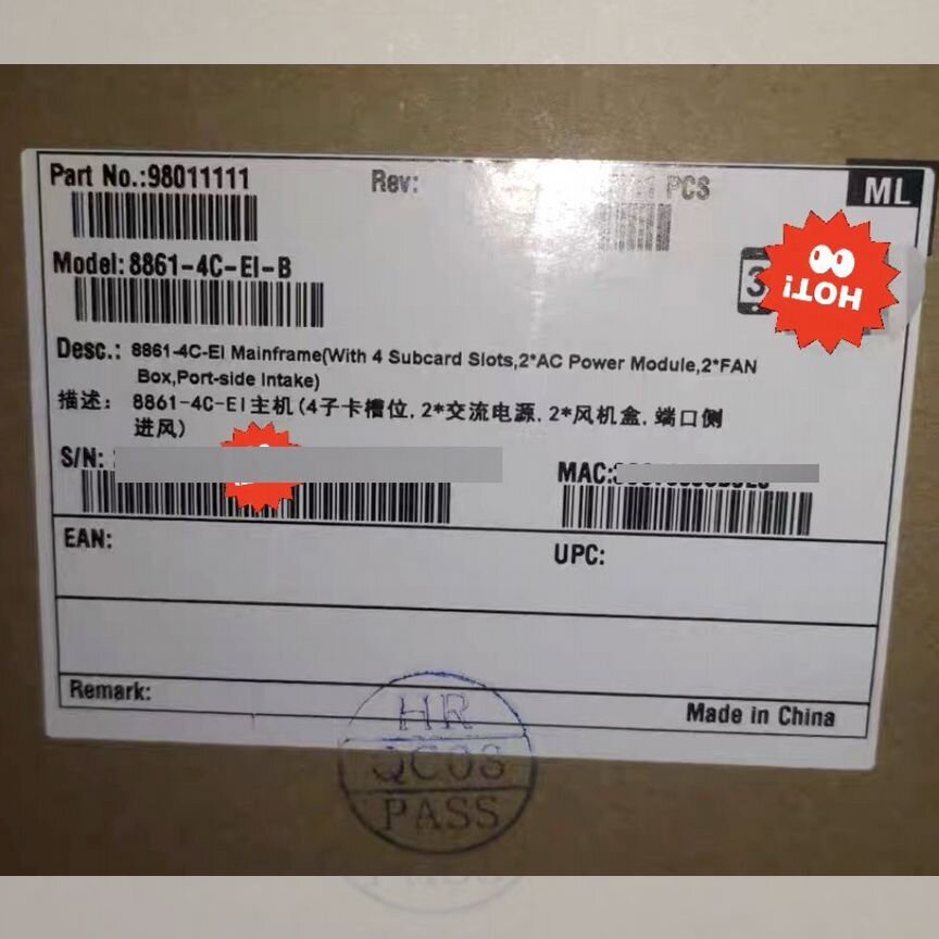 [CE8861-4C-EI-B] Коммутатор Huawei (C Двумя Бп) Ce8861-4c-Ei-B