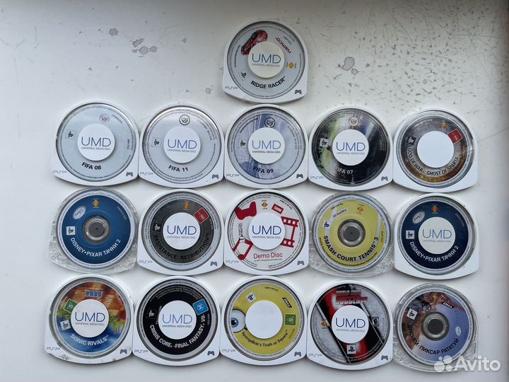 Диски с играми на Sony PSP