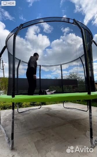 Батуты для дачи с сеткой