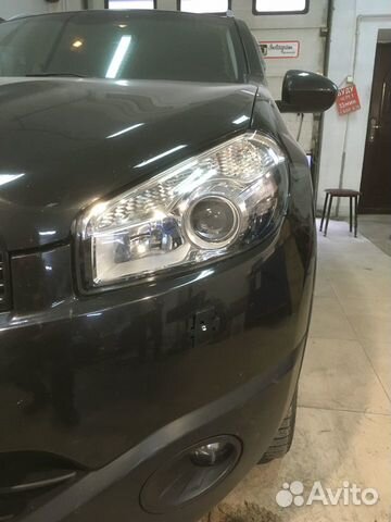 Nissan Qashqai разбор фар, замена линз