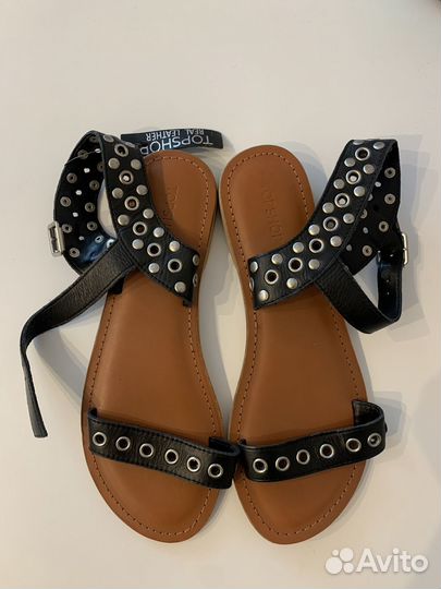 Сандалии кожаные topshop